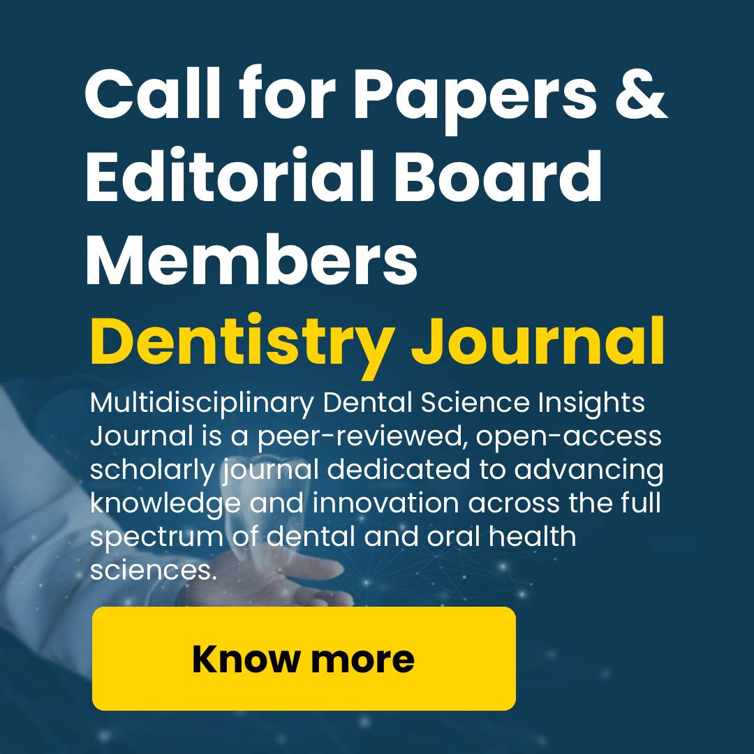 Without APC Dental Open Access Journal